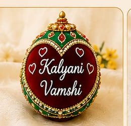 Decorated wedding kobbari bondam